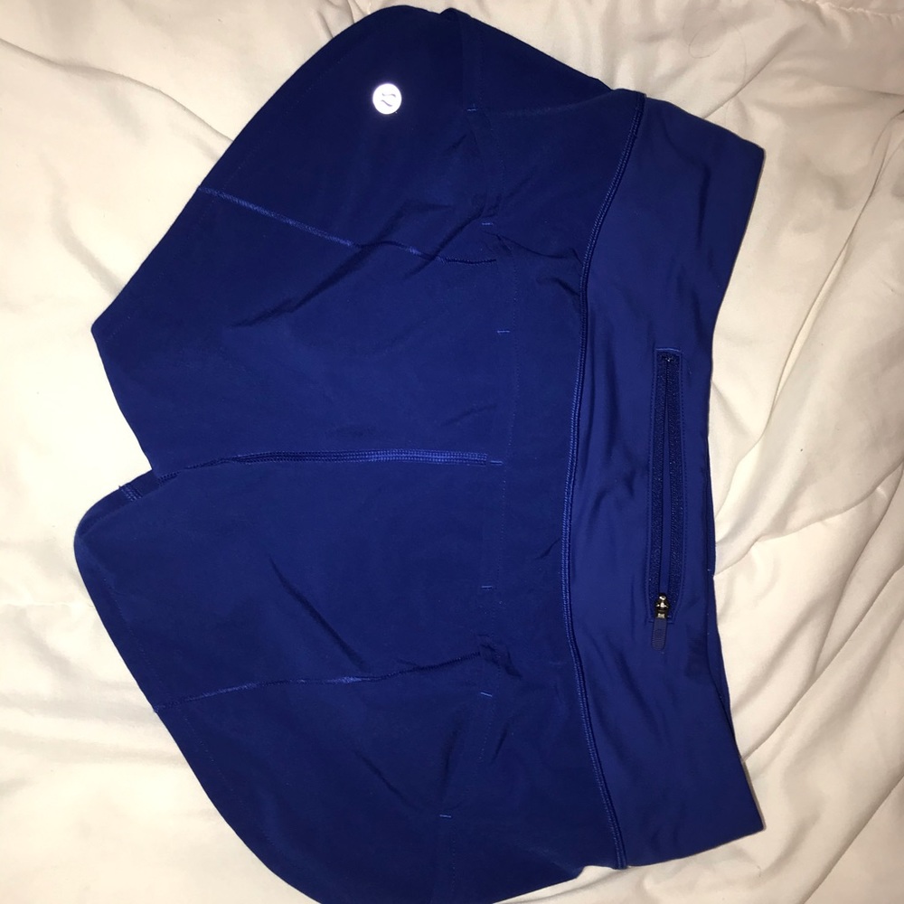 Royal blue lulu lemon shorts 2.5 inch